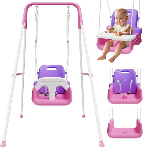 Toddler swing with tray - swing,